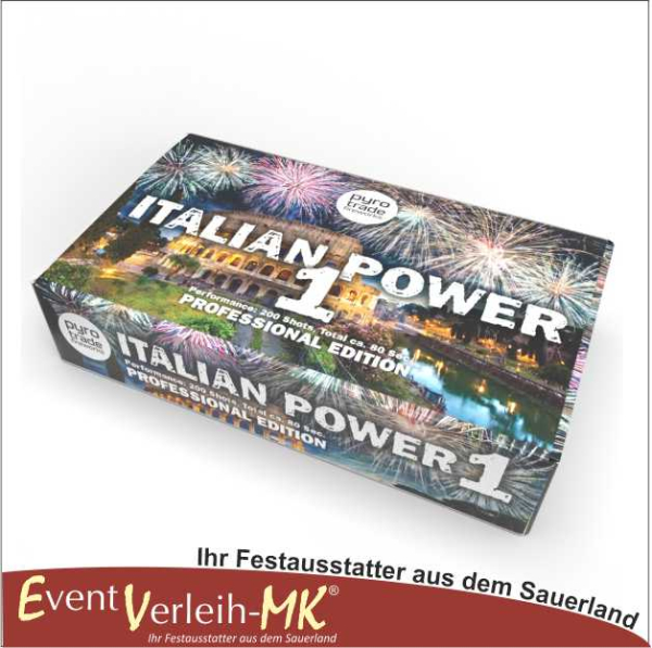 Italian Power 1, 200 Schuss Profi Verbund Batterie